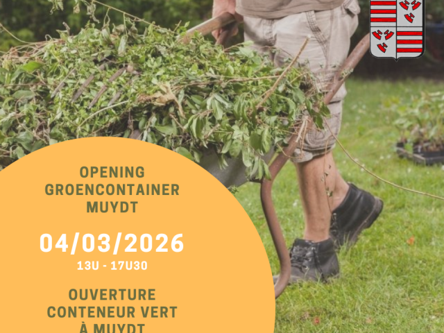 opening groencontainer